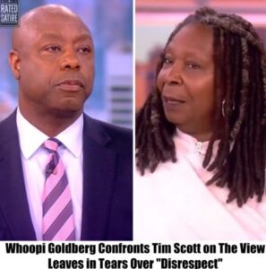 Breaking: Whoopi Goldberg Confronts Tim Scott on The View, Walks Out Crying “He Disrespected Me”