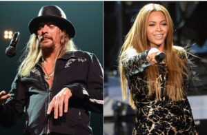 Kid Rock calls Beyoncé unattractive and overrated “Beyoncé, to me, doesn’t have a f***ing ‘Purple Rain,’ but she’s the…..See more