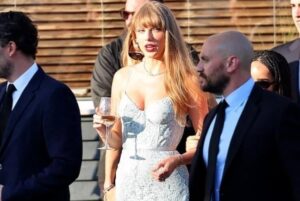 Taylor Swift was Spotted Inside Olivia Culpo and Christian McCaffrey’s Italian-themed wedding welcome party at luxe hotel overlooking Taylor Swift’s mansion…