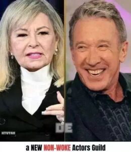 BLOCKBUSTER IN THE MESS: Roseanne Barr and Tim Allen Join FORCES for a NEW NON-WOKE Actors Guild