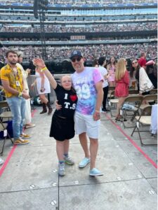 Taylor Swift made his daughter’s dream come true.