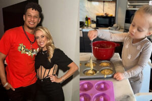 Patrick Mahomes and his daughter Sterling just turned their kitchen into the most unexpectedly heart-melting classroom you’ve ever seen. With Sterling leading as the adorable “cookie teacher” and Patrick hilariously struggling to keep up, what followed was a flour-covered mess—mixed with non-stop laughter. But it wasn’t just about baking. One unexpected moment, captured on camera, is now lighting up the internet and leaving viewers wanting more. 👇👇👇